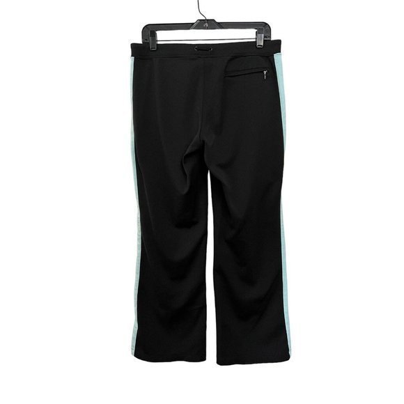 ASPIRE Women's Black/Baby Blue Relaxed Fit Athletic Drawstring Pants Size Medium - Picture 2 of 5